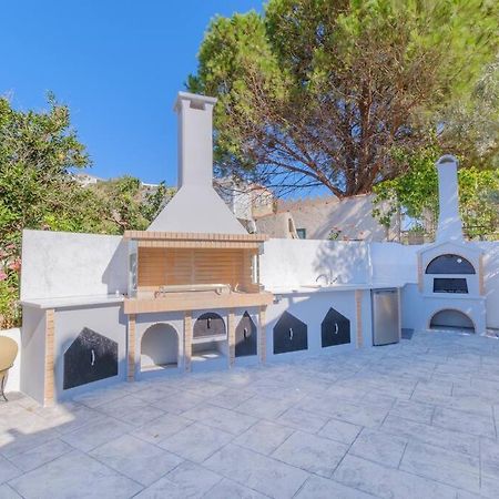 Lefkathia Beach Villa - Gated Beach-Front Private Villa At Lefkathia Beach, Chios! Volissos Екстер'єр фото